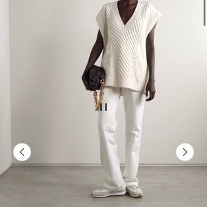 Cable knit wool tank XS/S